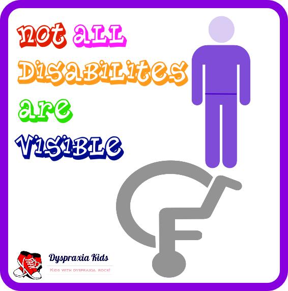 not all disabilities are visible