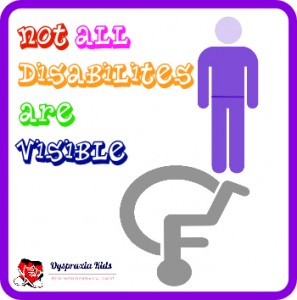 dyspraxia is an invisible disability